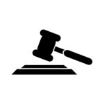 Personal injury lawyer representing a traffic accident victim before an Albanian court.